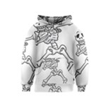 Halloween Dabbing Skeleton Kids  Pullover Hoodie