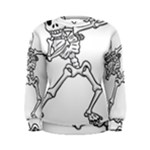 Halloween Dabbing Skeleton Women s Sweatshirt