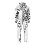 Halloween Dabbing Skeleton Hooded Jumpsuit (Kids)