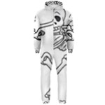 Halloween Dabbing Skeleton Hooded Jumpsuit (Men)