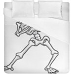 Halloween Dabbing Skeleton Duvet Cover (King Size)