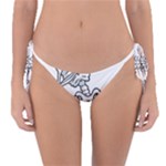 Halloween Dabbing Skeleton Reversible Bikini Bottom