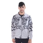 Halloween Dabbing Skeleton Men s Windbreaker