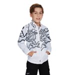 Halloween Dabbing Skeleton Kids  Windbreaker