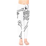 Halloween Dabbing Skeleton Kids  Leggings