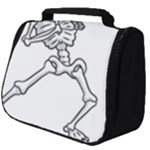 Halloween Dabbing Skeleton Full Print Travel Pouch (Big)