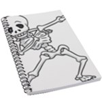 Halloween Dabbing Skeleton 5.5  x 8.5  Notebook