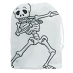 Halloween Dabbing Skeleton Drawstring Pouch (XXXL)