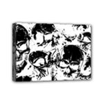 Halloween Grunge Skulls Mini Canvas 7  x 5  (Stretched)