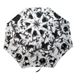 Halloween Grunge Skulls Folding Umbrella