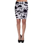 Halloween Grunge Skulls Bodycon Skirt