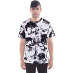 Halloween Grunge Skulls Men s Sports Mesh Tee