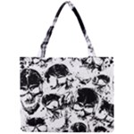 Halloween Grunge Skulls Mini Tote Bag