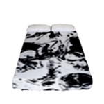 Halloween Grunge Skulls Fitted Sheet (Full/ Double Size)