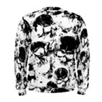 Halloween Grunge Skulls Men s Sweatshirt