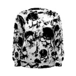 Halloween Grunge Skulls Women s Sweatshirt