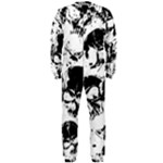 Halloween Grunge Skulls OnePiece Jumpsuit (Men)