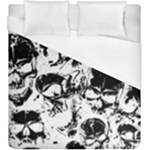 Halloween Grunge Skulls Duvet Cover (King Size)