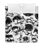 Halloween Grunge Skulls Duvet Cover Double Side (Full/ Double Size)