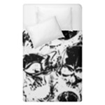 Halloween Grunge Skulls Duvet Cover Double Side (Single Size)