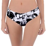 Halloween Grunge Skulls Reversible Classic Bikini Bottoms