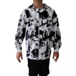 Halloween Grunge Skulls Kids  Hooded Windbreaker