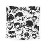 Halloween Grunge Skulls Square Tapestry (Small)