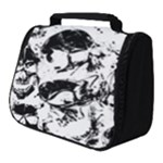 Halloween Grunge Skulls Full Print Travel Pouch (Small)