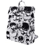 Halloween Grunge Skulls Flap Top Backpack