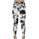 Halloween Grunge Skulls Lightweight Velour Classic Yoga Leggings