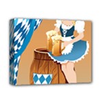 oktoberfest blonde beer girl Deluxe Canvas 14  x 11  (Stretched)