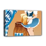 oktoberfest blonde beer girl Deluxe Canvas 18  x 12  (Stretched)