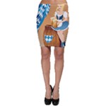 oktoberfest blonde beer girl Bodycon Skirt