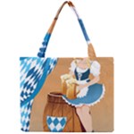 oktoberfest blonde beer girl Mini Tote Bag