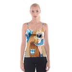 oktoberfest blonde beer girl Spaghetti Strap Top