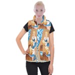 oktoberfest blonde beer girl Women s Button Up Vest