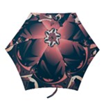 dark thanksgiving dinner Mini Folding Umbrella