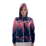 dark thanksgiving dinner Women s Hooded Windbreaker