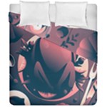 dark thanksgiving dinner Duvet Cover Double Side (California King Size)