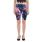 dark thanksgiving dinner Yoga Cropped Leggings