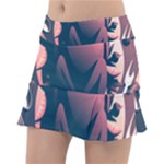 dark thanksgiving dinner Tennis Skirt