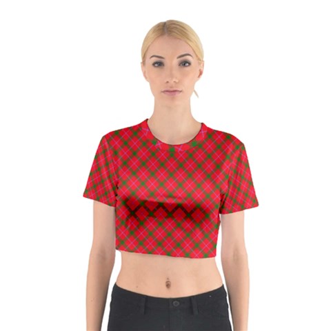 Holiday Cotton Crop Top from ArtsNow.com