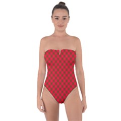 Tie Back One Piece Swimsuit 