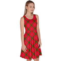 Knee Length Skater Dress With Pockets 