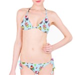 Cupcake Doodle Pattern Classic Bikini Set