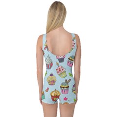 One Piece Boyleg Swimsuit 