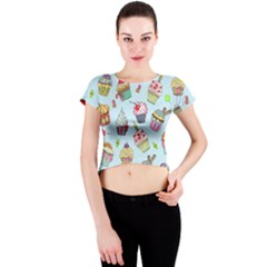 Crew Neck Crop Top 