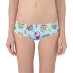 Cupcake Doodle Pattern Classic Bikini Bottoms