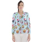 Cupcake Doodle Pattern Women s Windbreaker