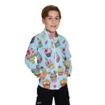 Cupcake Doodle Pattern Kids  Windbreaker